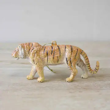 Bengal Tiger Ornament Orange/Black 5.5"