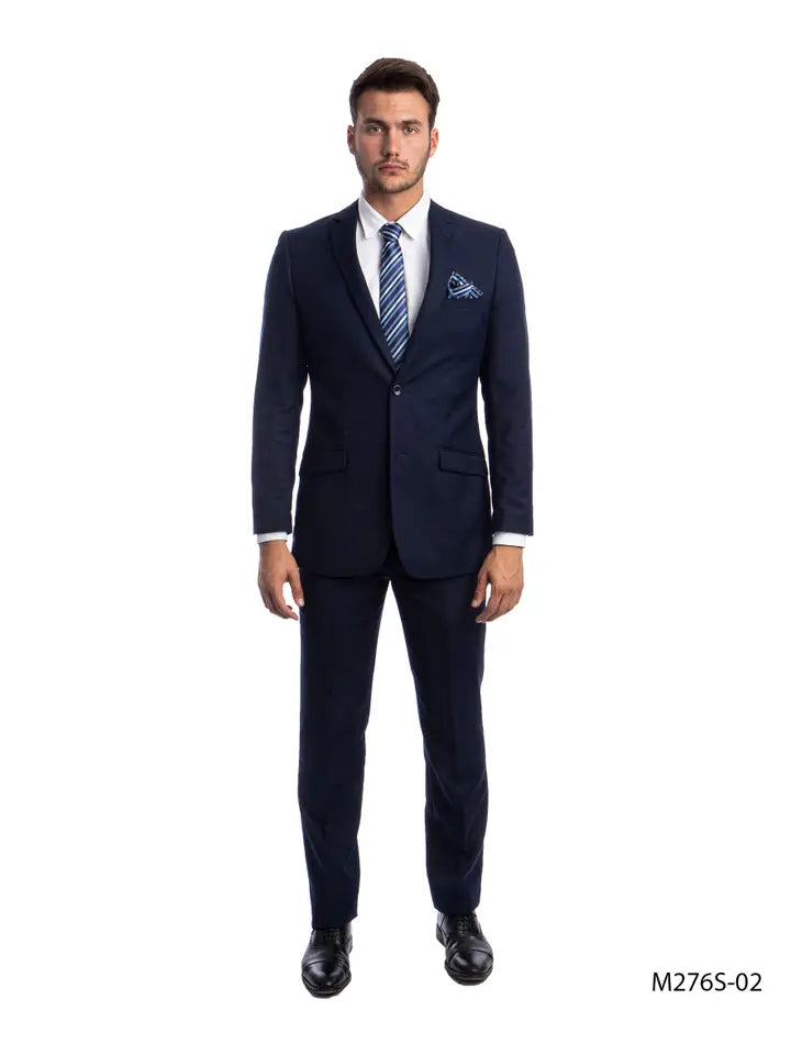 Regular Slim Fit Tailored Suit Pants