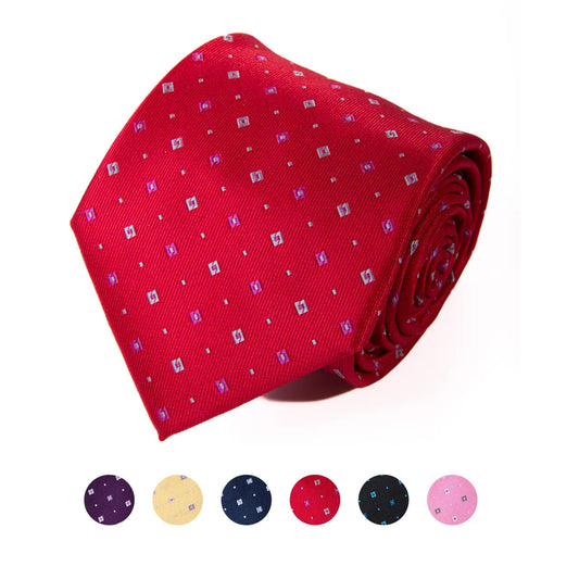 Men's Micro Fiber Print Windsor Tie