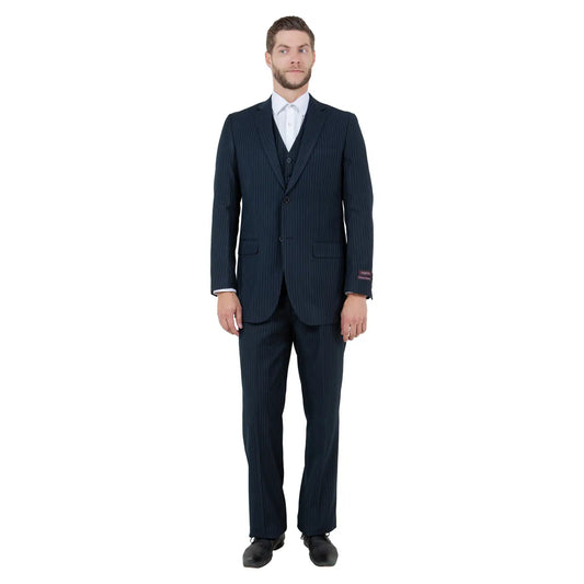 Regular Modern Fit Solid Suit Jacket with Front Button Closure