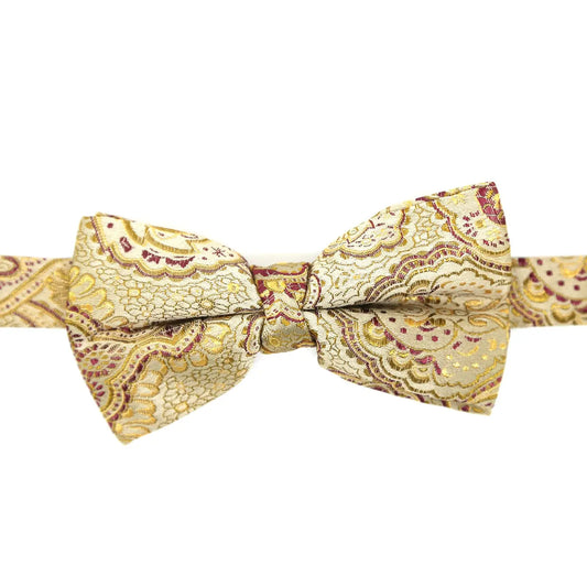 Luxury Paisley Tapestry Bow Tie with Adjustable Clasp
