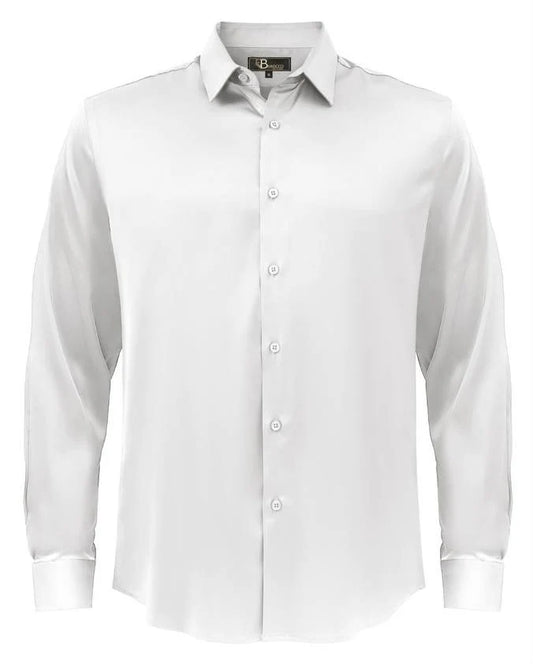 Silk Felt Slim Fit Dress Shirt